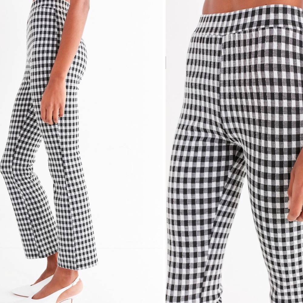 UO Casey KickFlare Gingham Pants
